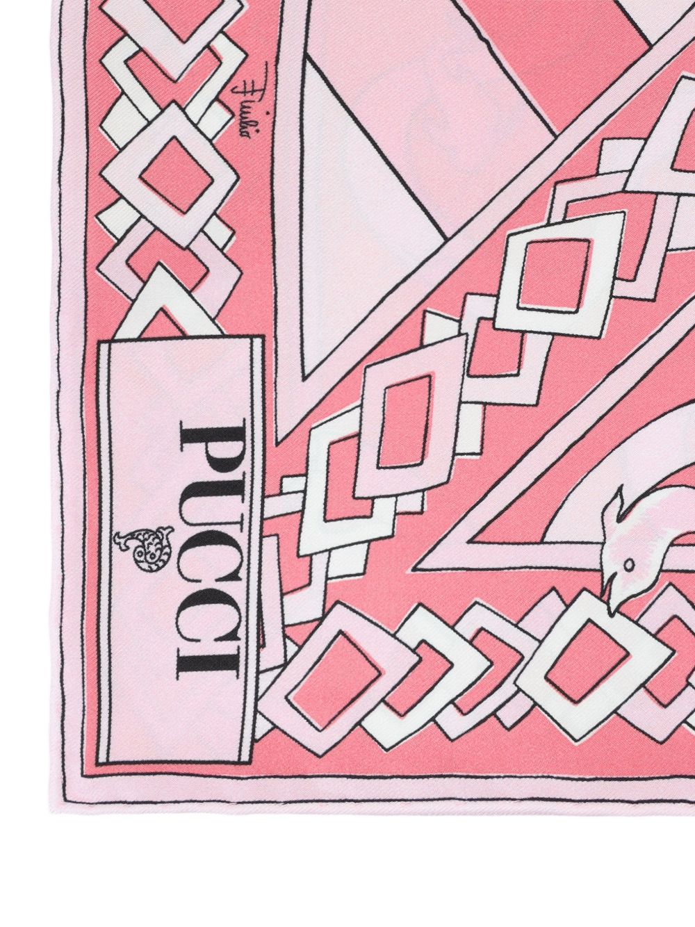 Pucci Women Printed Silk Foulard PUCCI
