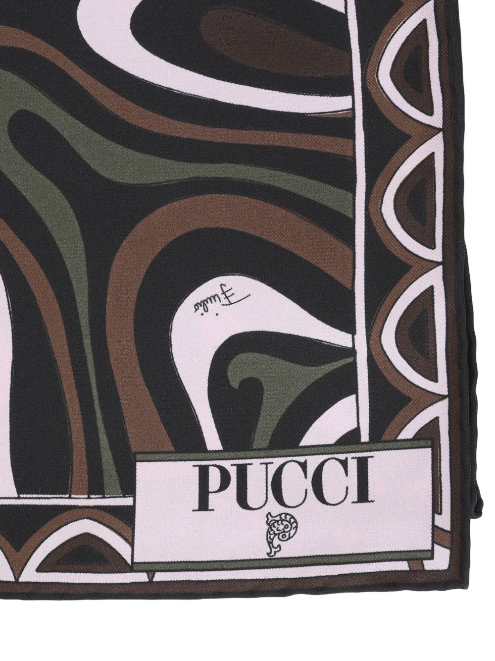 Pucci Women Printed Silk Foulard PUCCI