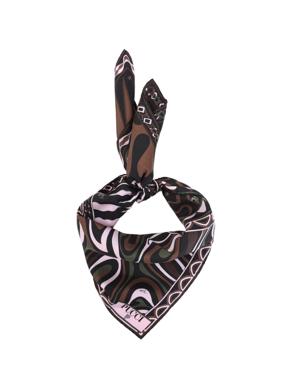 Pucci Women Printed Silk Foulard PUCCI