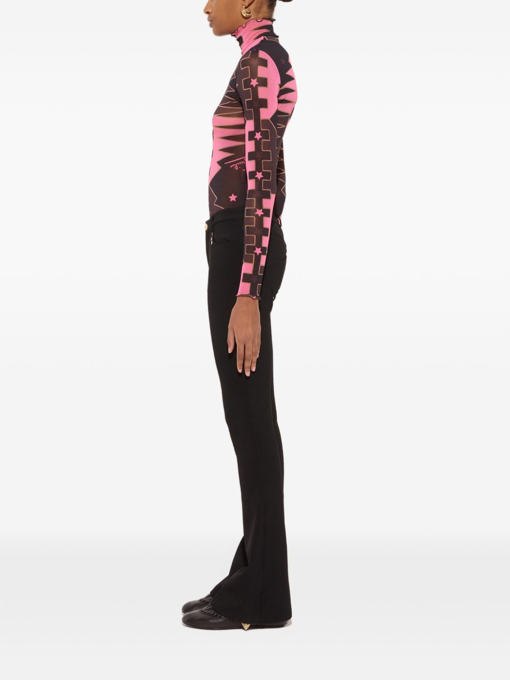 Pucci Women Printed High-Neck Top PUCCI