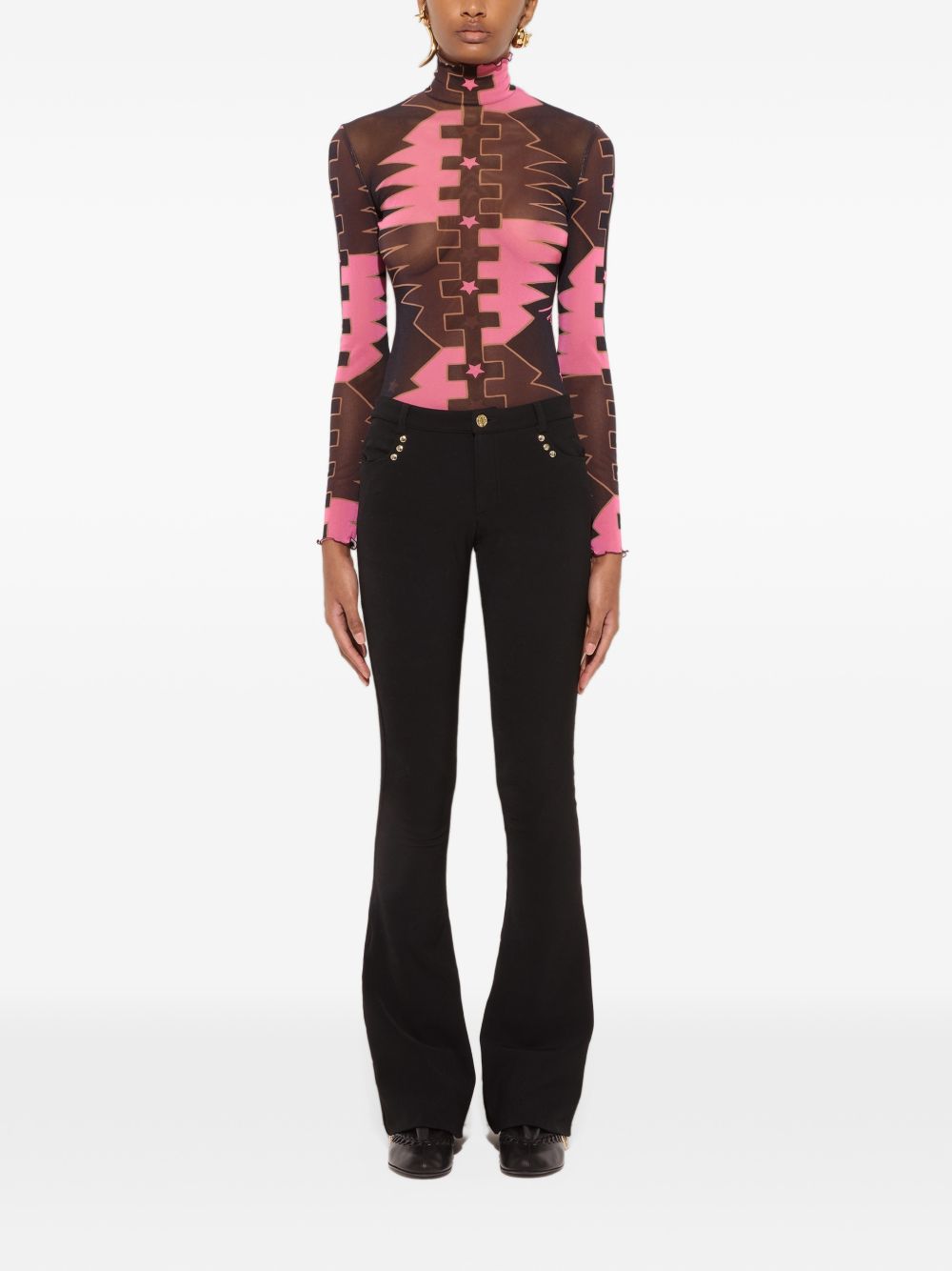 Pucci Women Printed High-Neck Top PUCCI