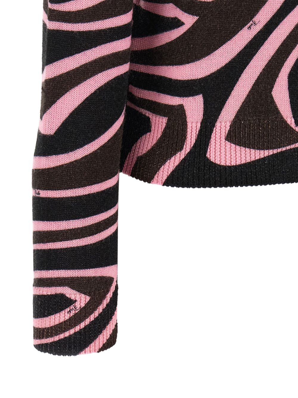 Pucci Women Printed Wool Turtle-Neck Sweater PUCCI