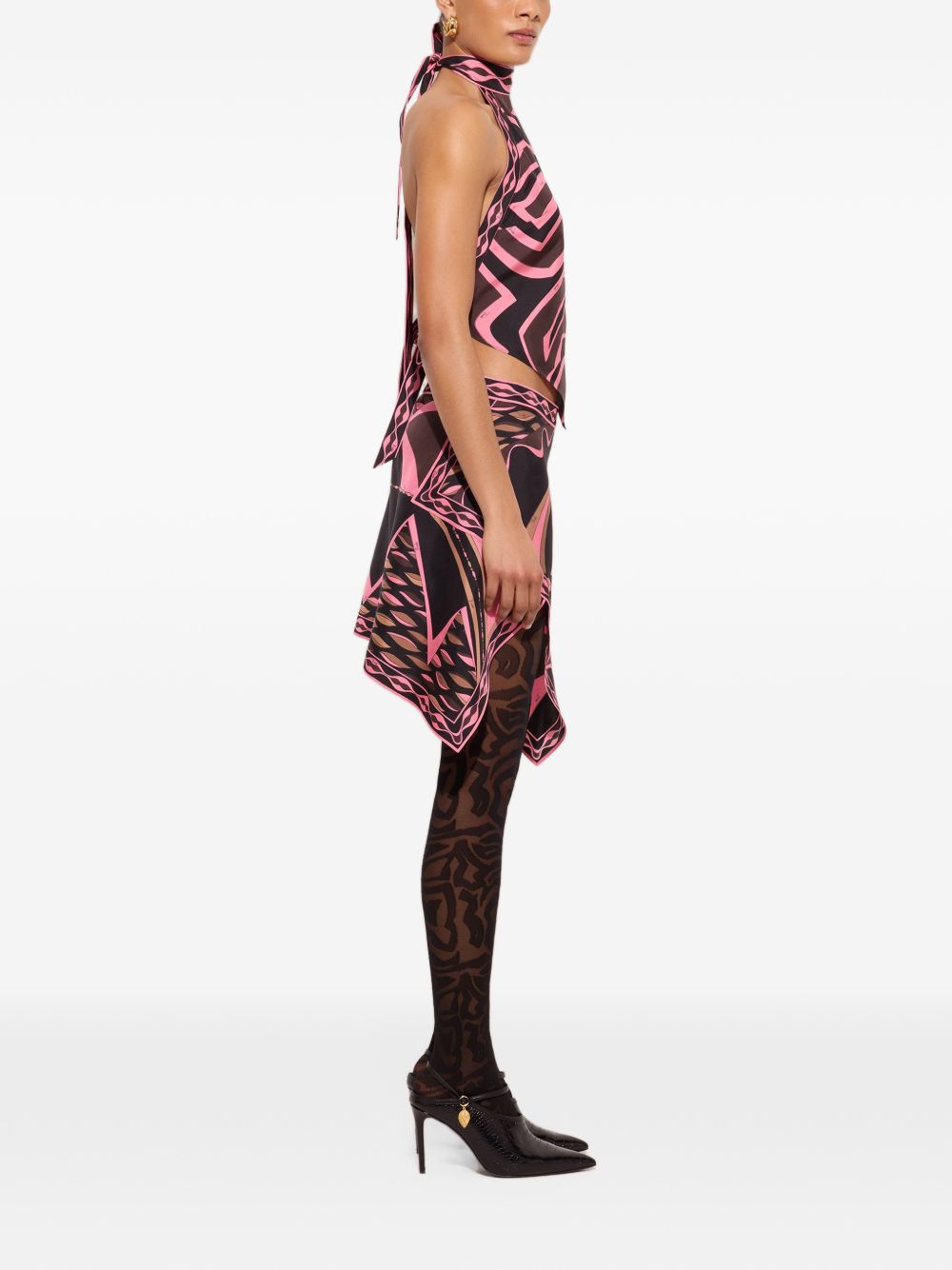 Pucci Women Printed Silk Top PUCCI