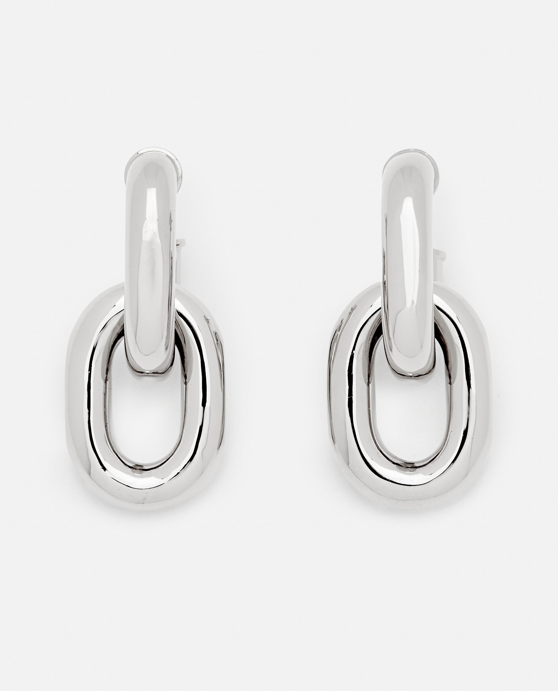Rabanne Women Xl Link Double Hoop Earrings PACO RABANNE