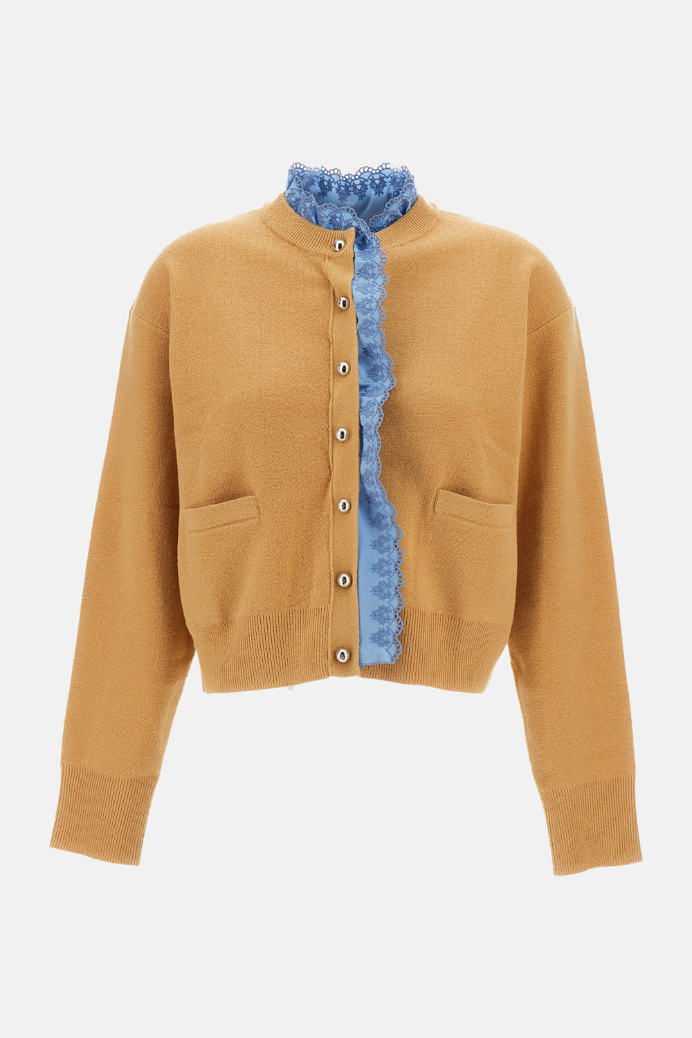 Rabanne Women Cardigan With Satin Insert PACO RABANNE