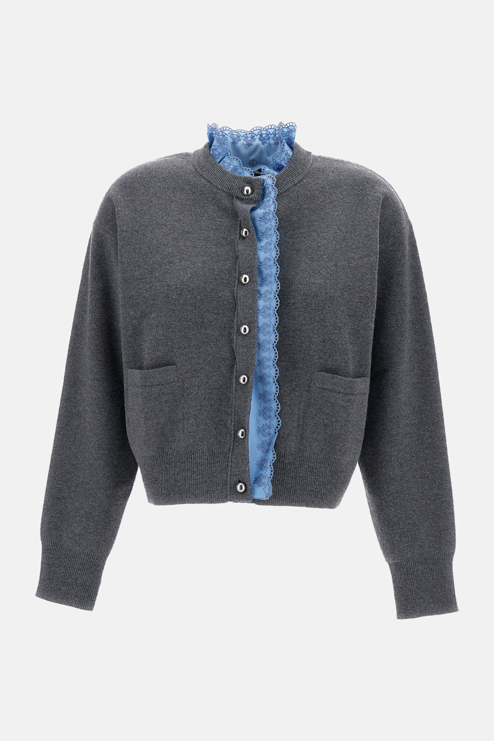 Rabanne Women Cardigan With Satin Insert