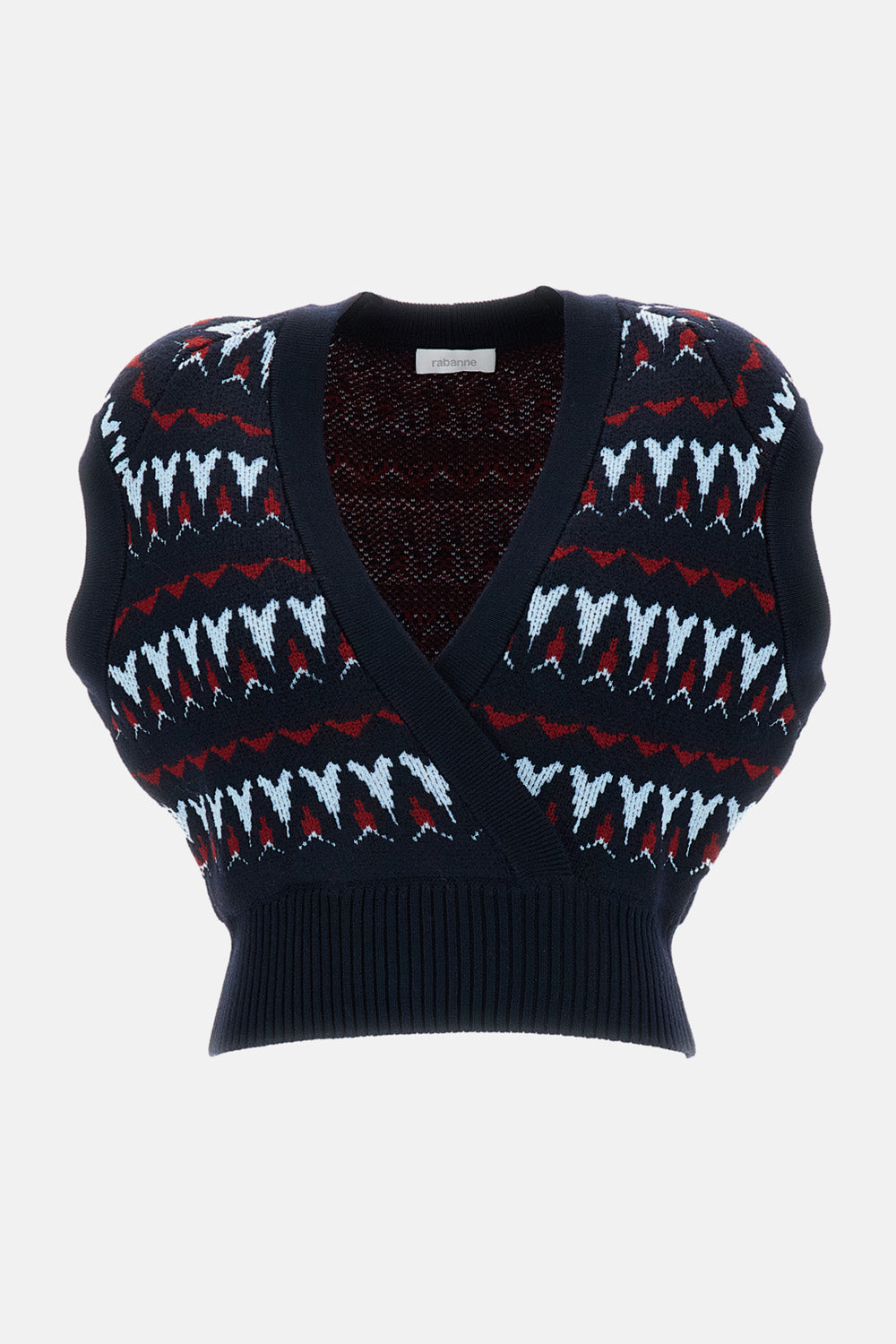 Rabanne Women V-Neck Knit Vest