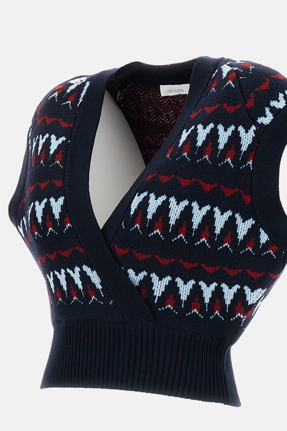 Rabanne Women V-Neck Knit Vest