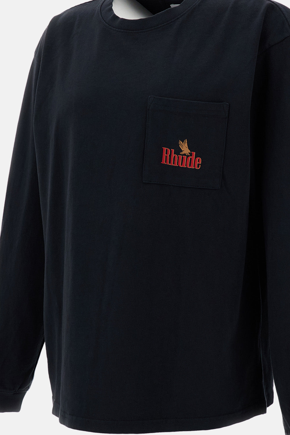Rhude Men American Spirit Long Sleeved Pocket Tee RHUDE