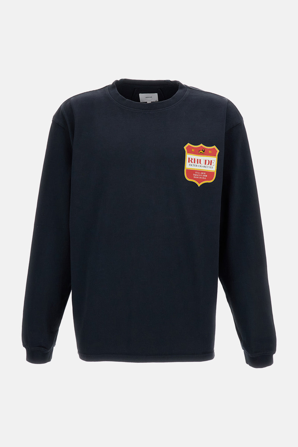 Rhude Men Filtaro Crest Long Sleeved T-Shirt RHUDE