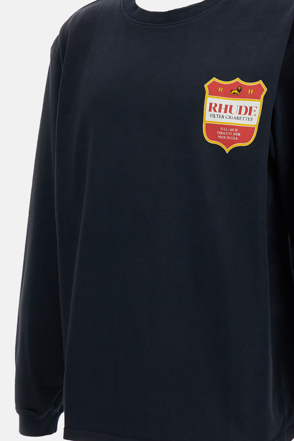 Rhude Men Filtaro Crest Long Sleeved T-Shirt RHUDE