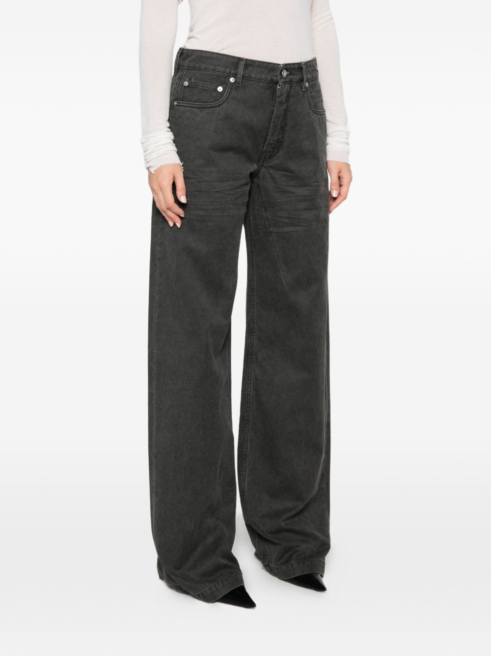 Rick Owens Drkshdw Women Wide-Leg Denim Jeans RICK OWENS