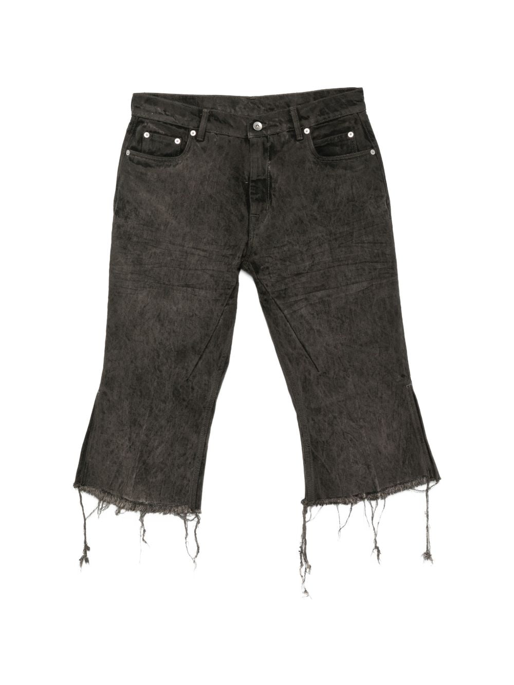 Rick Owens Women Denim Slim Bermuda Shorts RICK OWENS