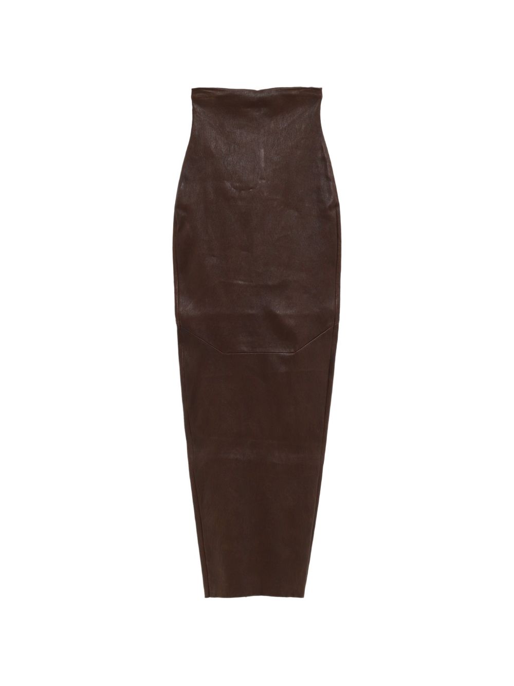 Rick Owens Women Leather Long Skirt RICK OWENS
