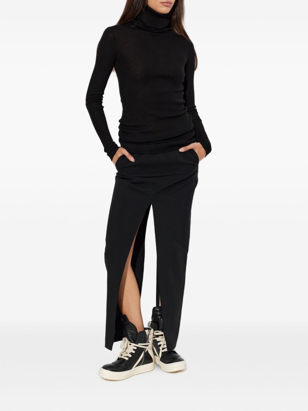 Rick Owens Women Wool Turtle-Neck Sweater RICK OWENS