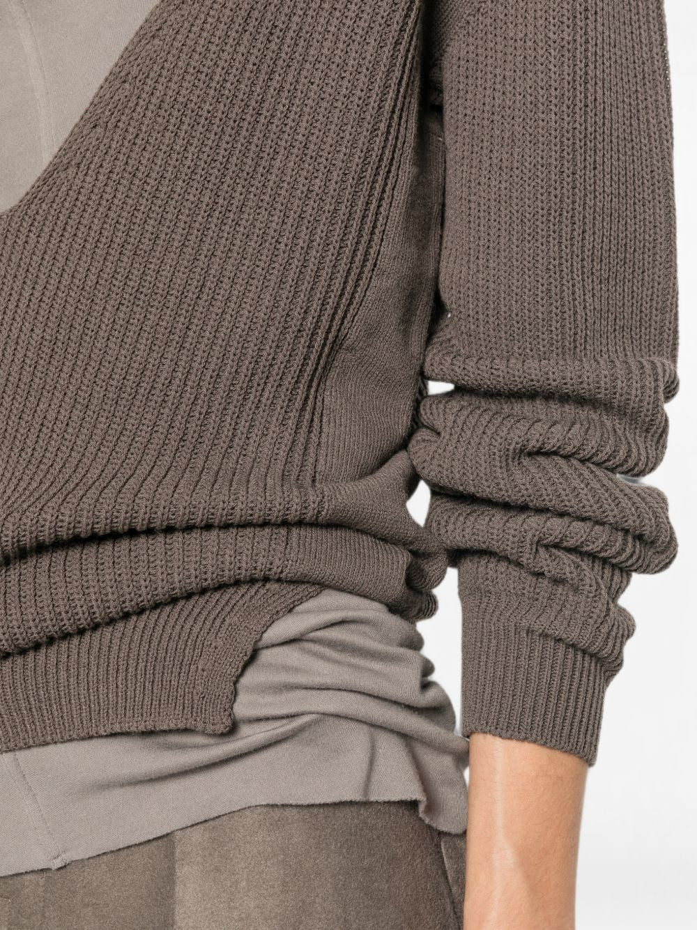 Rick Owens Women Wool V-Necked Sweater RICK OWENS