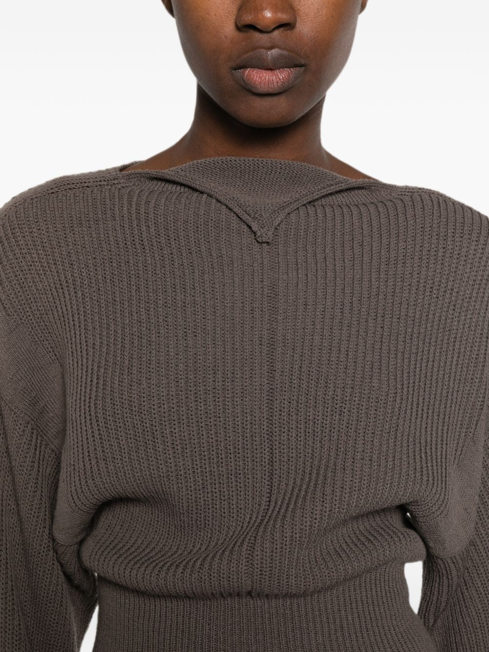 Rick Owens Women Wool V-Necked Sweater RICK OWENS