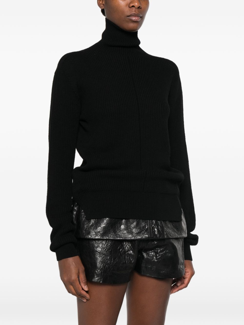 Rick Owens Women Wool Turtle-Neck Sweater RICK OWENS