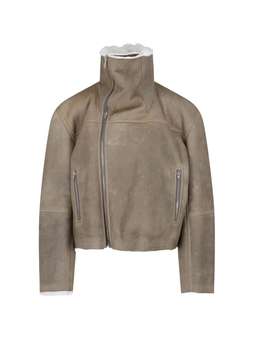 Rick Owens Women Leather Jacket RICK OWENS