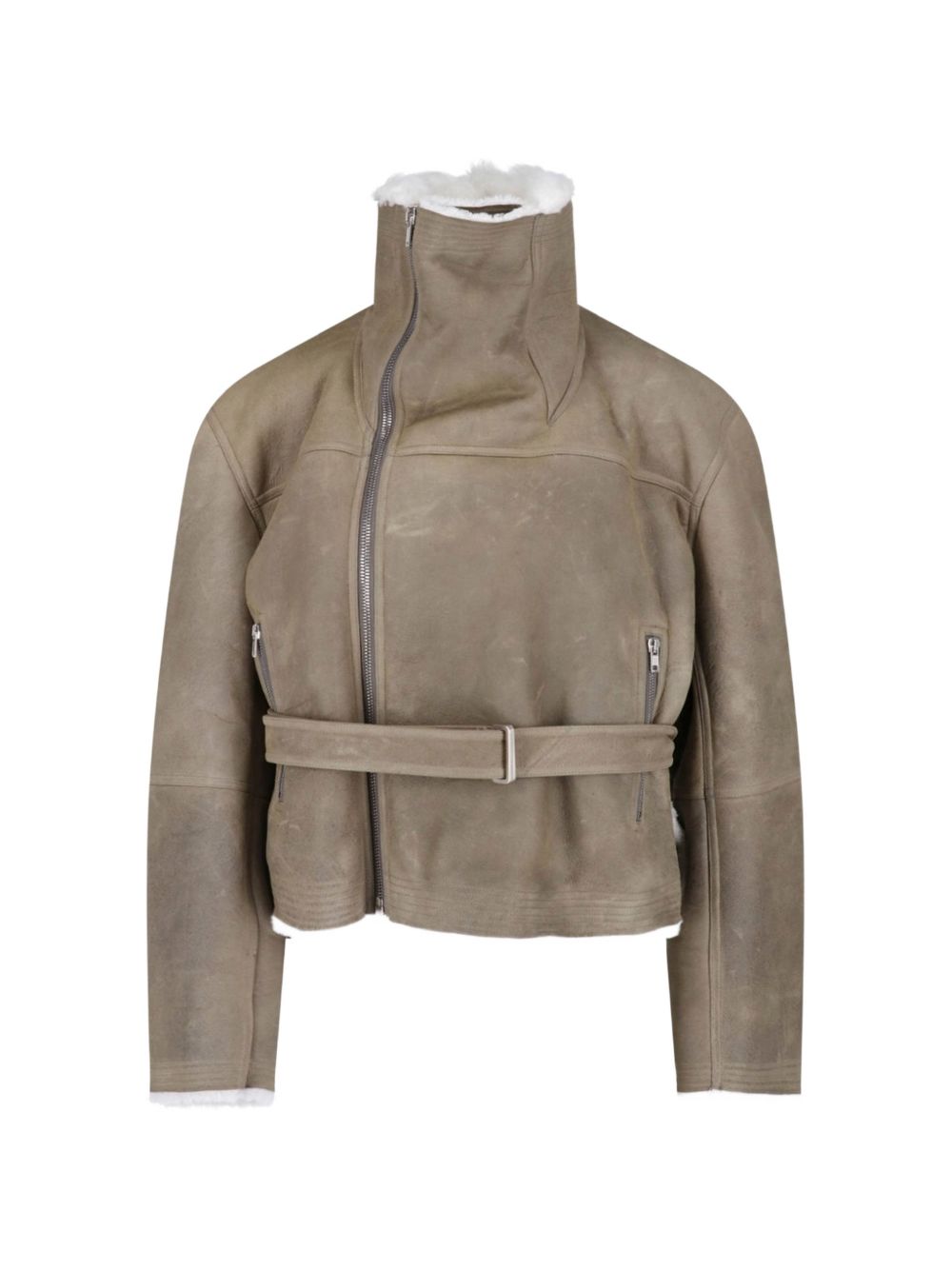 Rick Owens Women Leather Jacket RICK OWENS