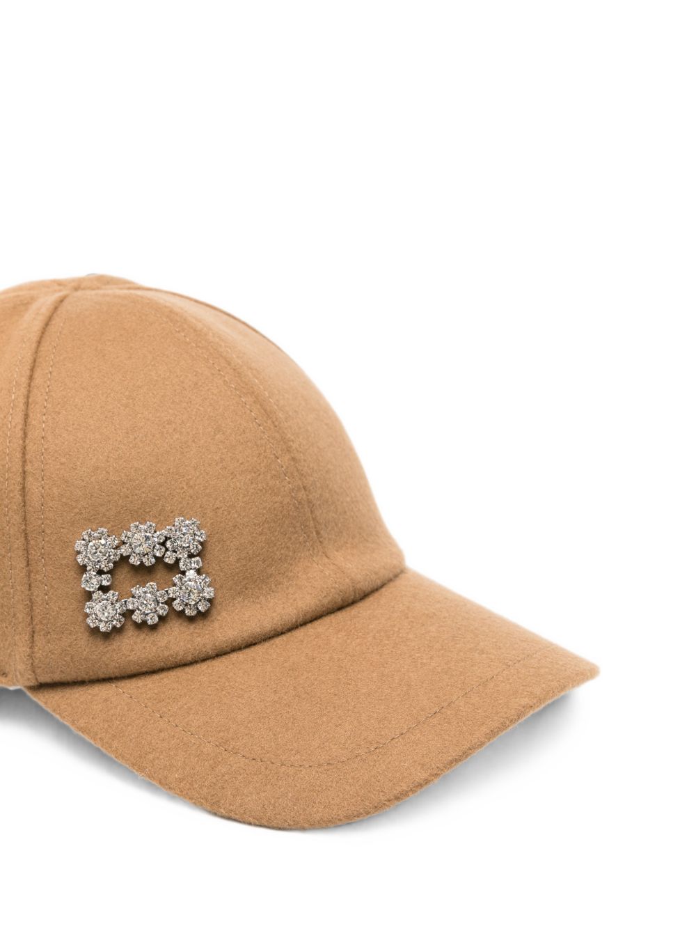 Roger Vivier Women Rv Flower Strass Baseball Cap ROGER VIVIER