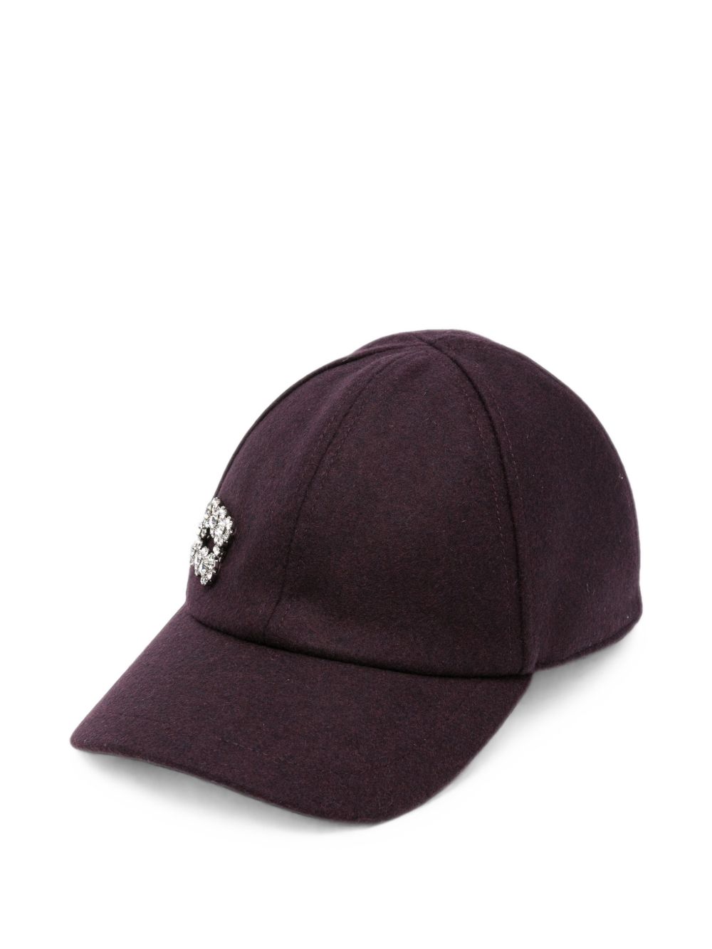 Roger Vivier Women Rv Flower Strass Baseball Cap ROGER VIVIER