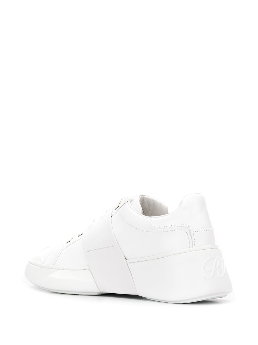 Roger Vivier Women Viv Skate Leather Sneakers ROGER VIVIER