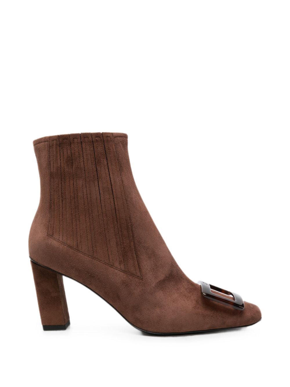 Roger Vivier Women Bellevivier Suede Leather Boots ROGER VIVIER
