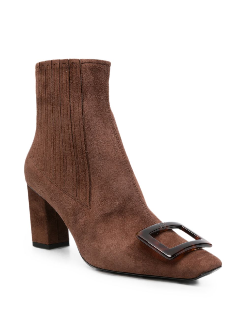 Roger Vivier Women Bellevivier Suede Leather Boots ROGER VIVIER