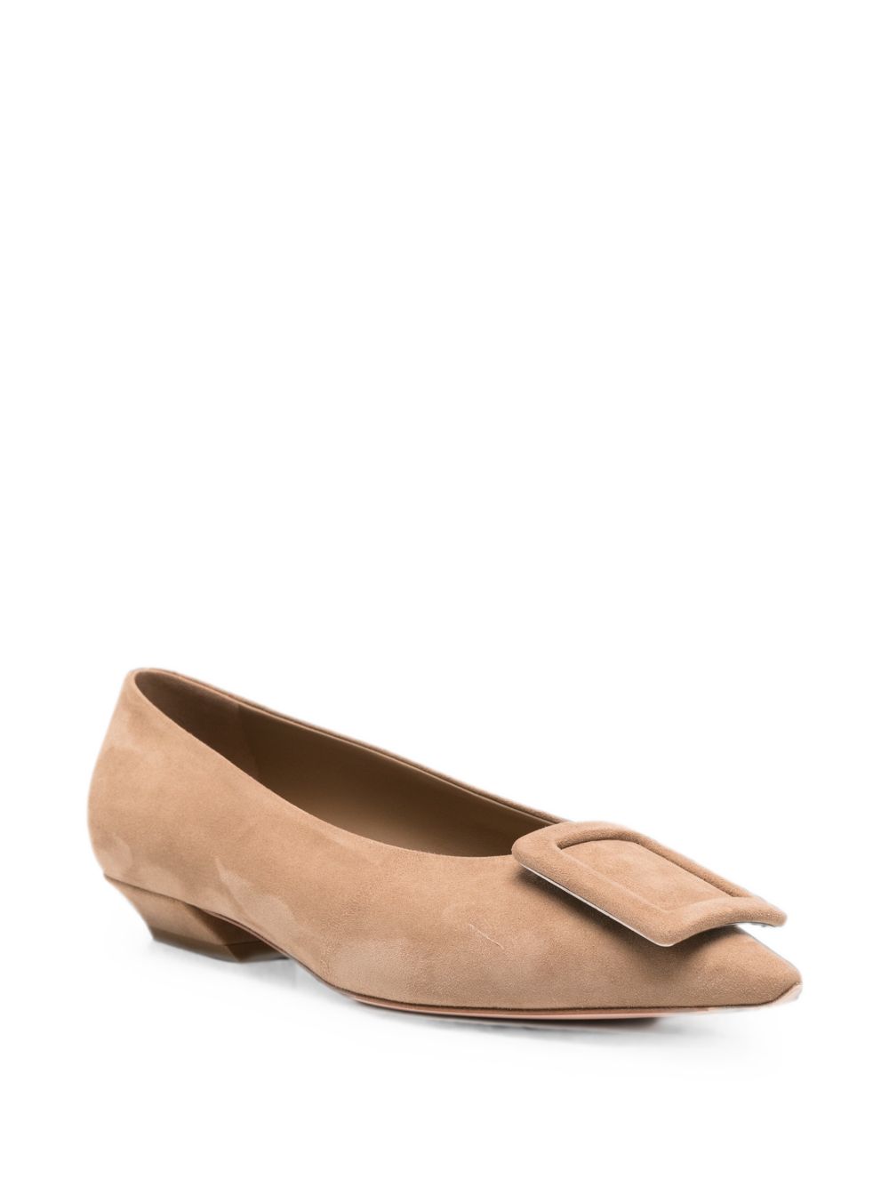 Roger Vivier Women Pointy Covered Leather Ballets ROGER VIVIER