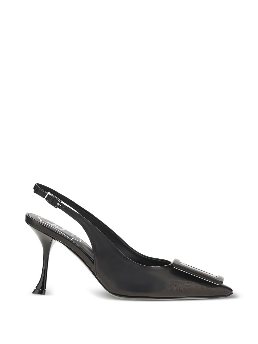 Roger Vivier Women Viv Ville Leather Slingback Pumps ROGER VIVIER