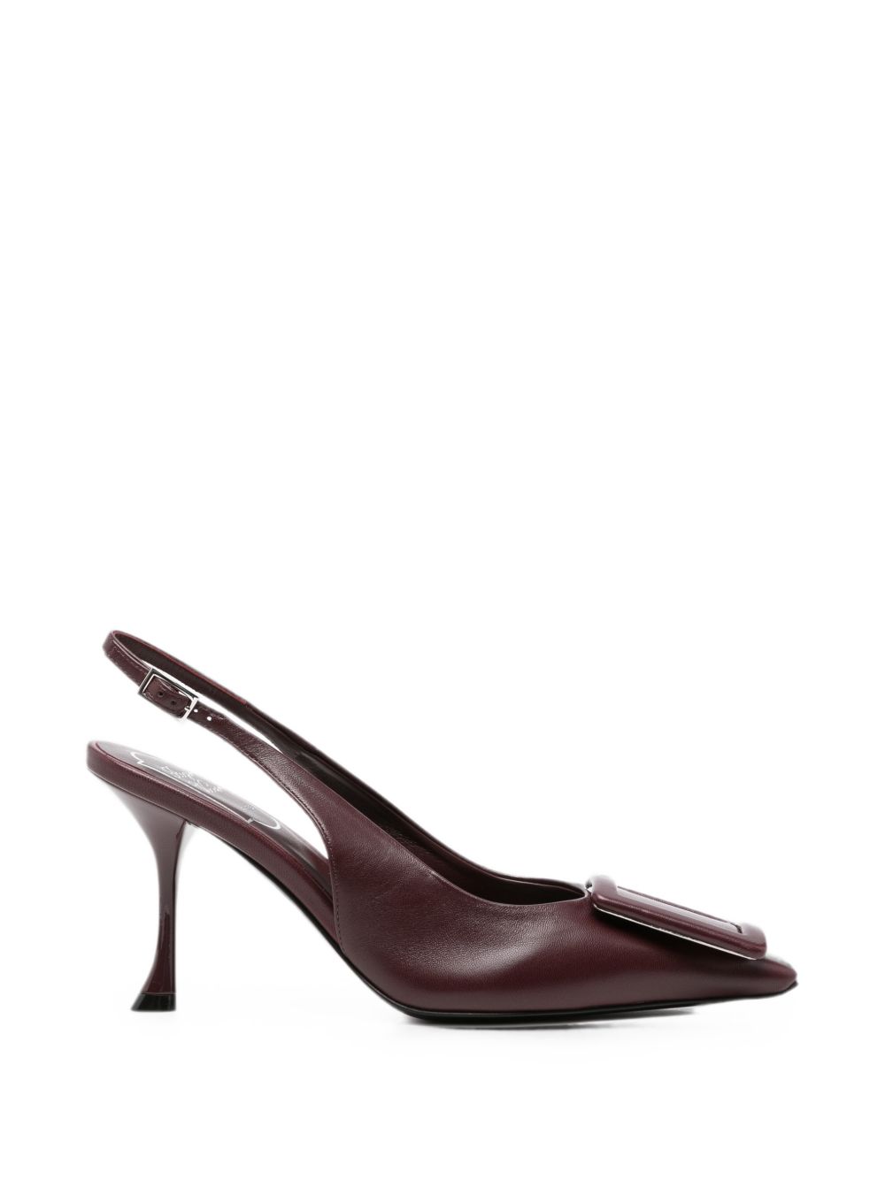 Roger Vivier Women Viv Ville Leather Slingback Pumps ROGER VIVIER