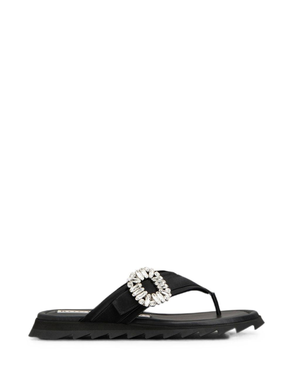 Roger Vivier Women Slidy Flip Satin Thong Sandals ROGER VIVIER