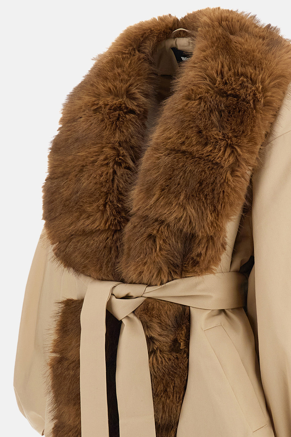 Rotate Women Jacket With Faux Fur Collar ROTATE