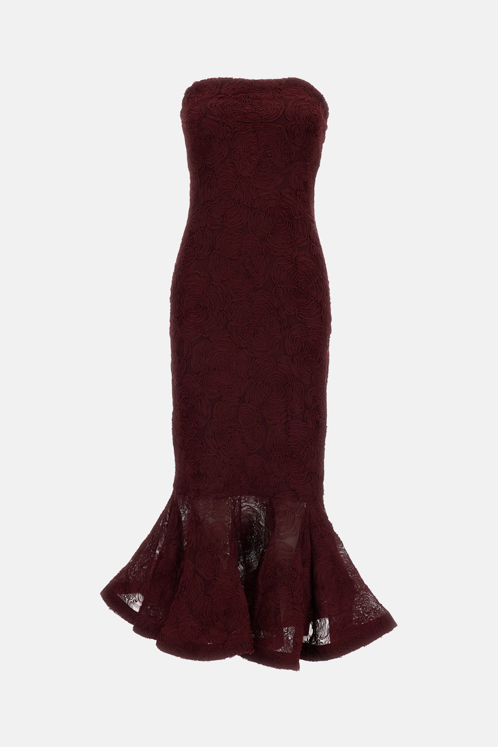 Rotate Women Flower Mesh Flounce Dress ROTATE