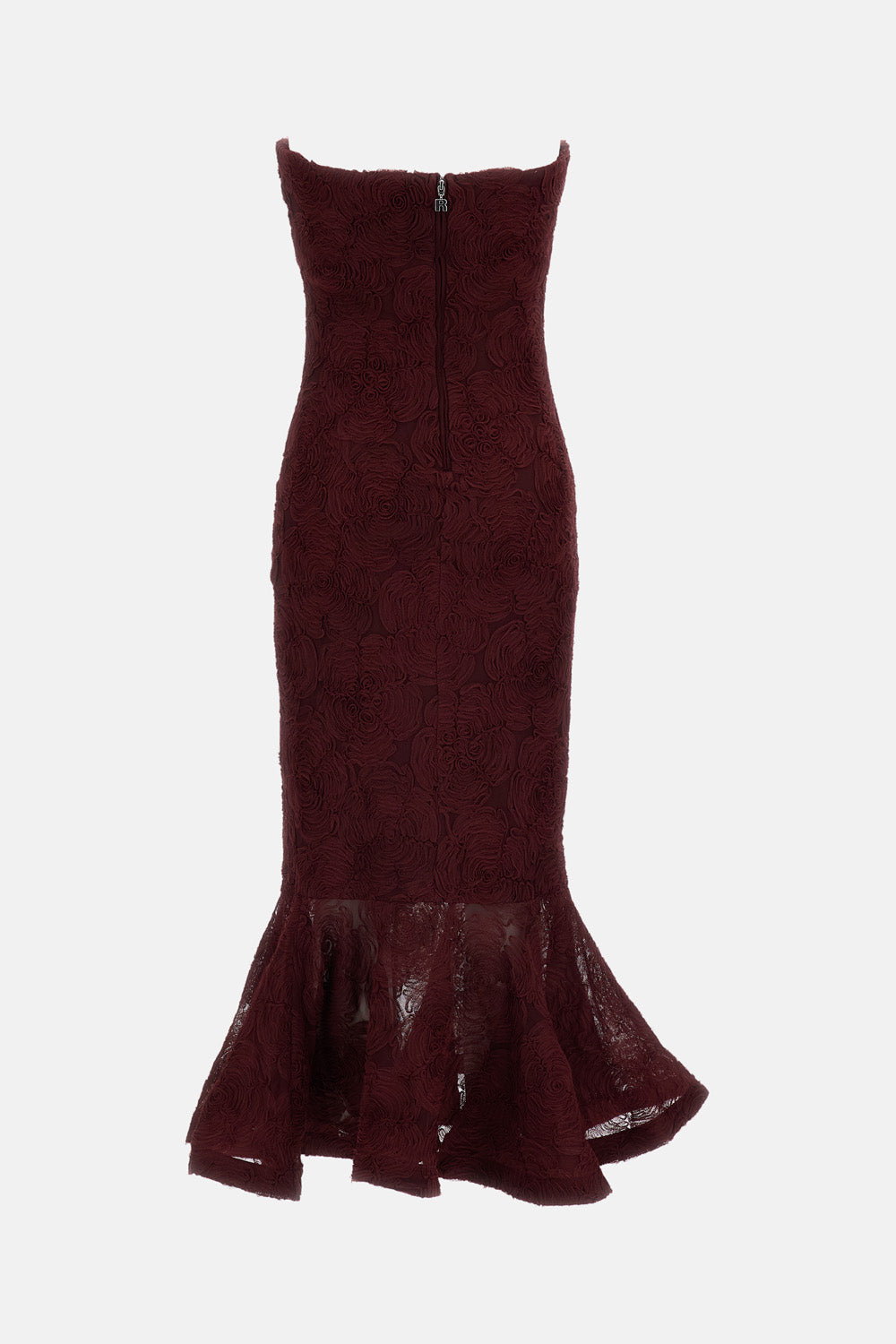 Rotate Women Flower Mesh Flounce Dress ROTATE