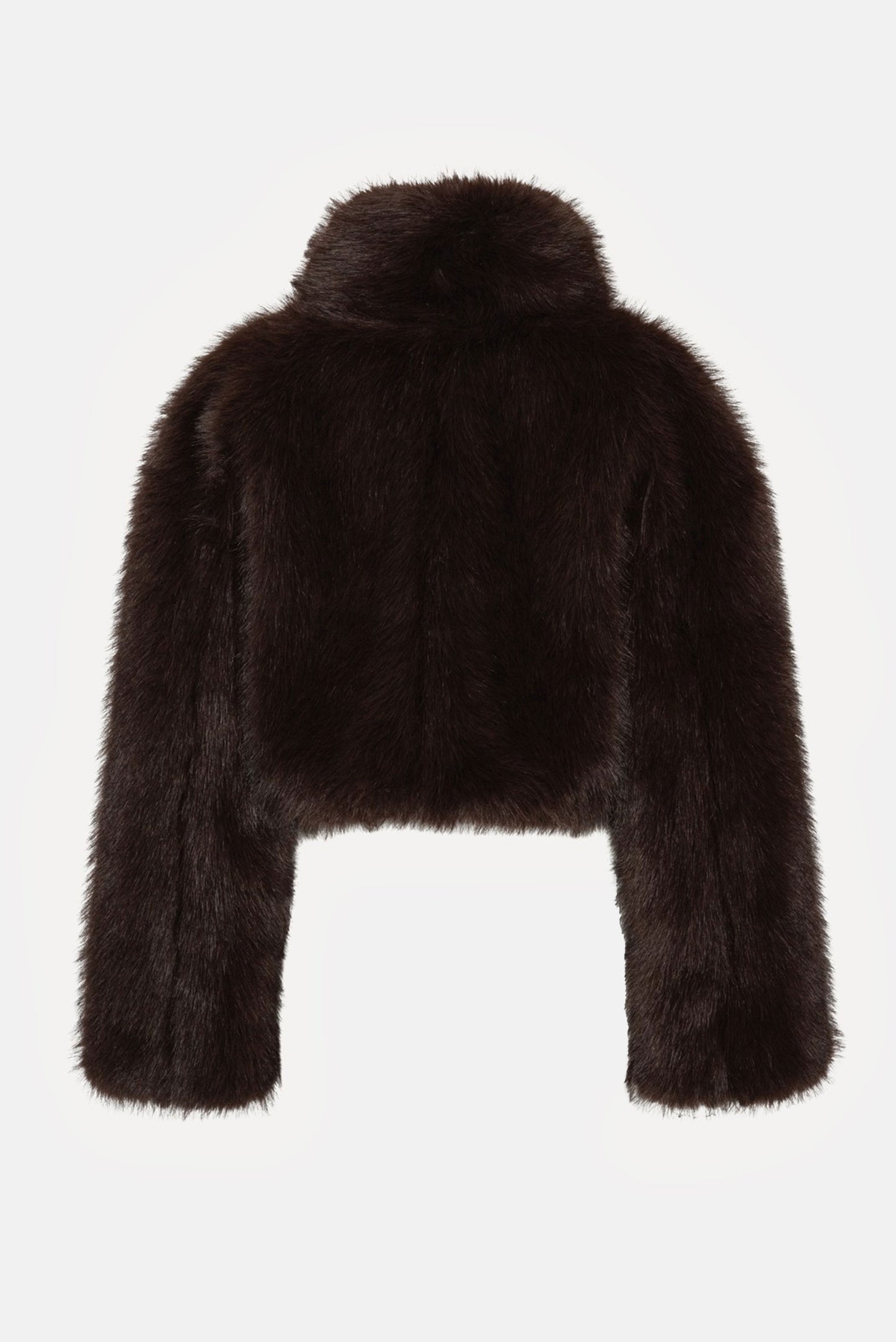 Rotate Women Faux Fur Cropped Jacket ROTATE