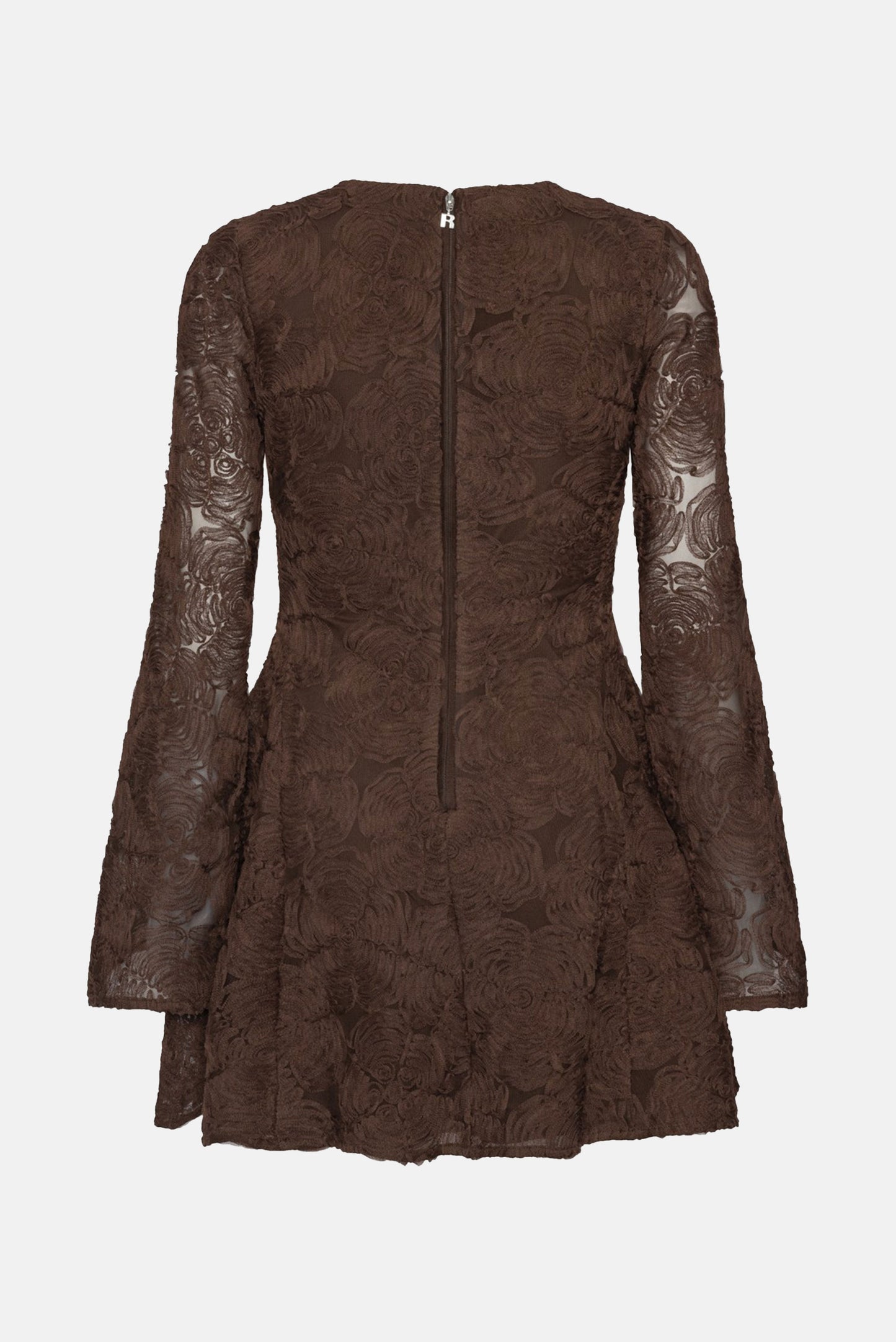 Rotate Women Flower Mesh Ls Mini Dress ROTATE