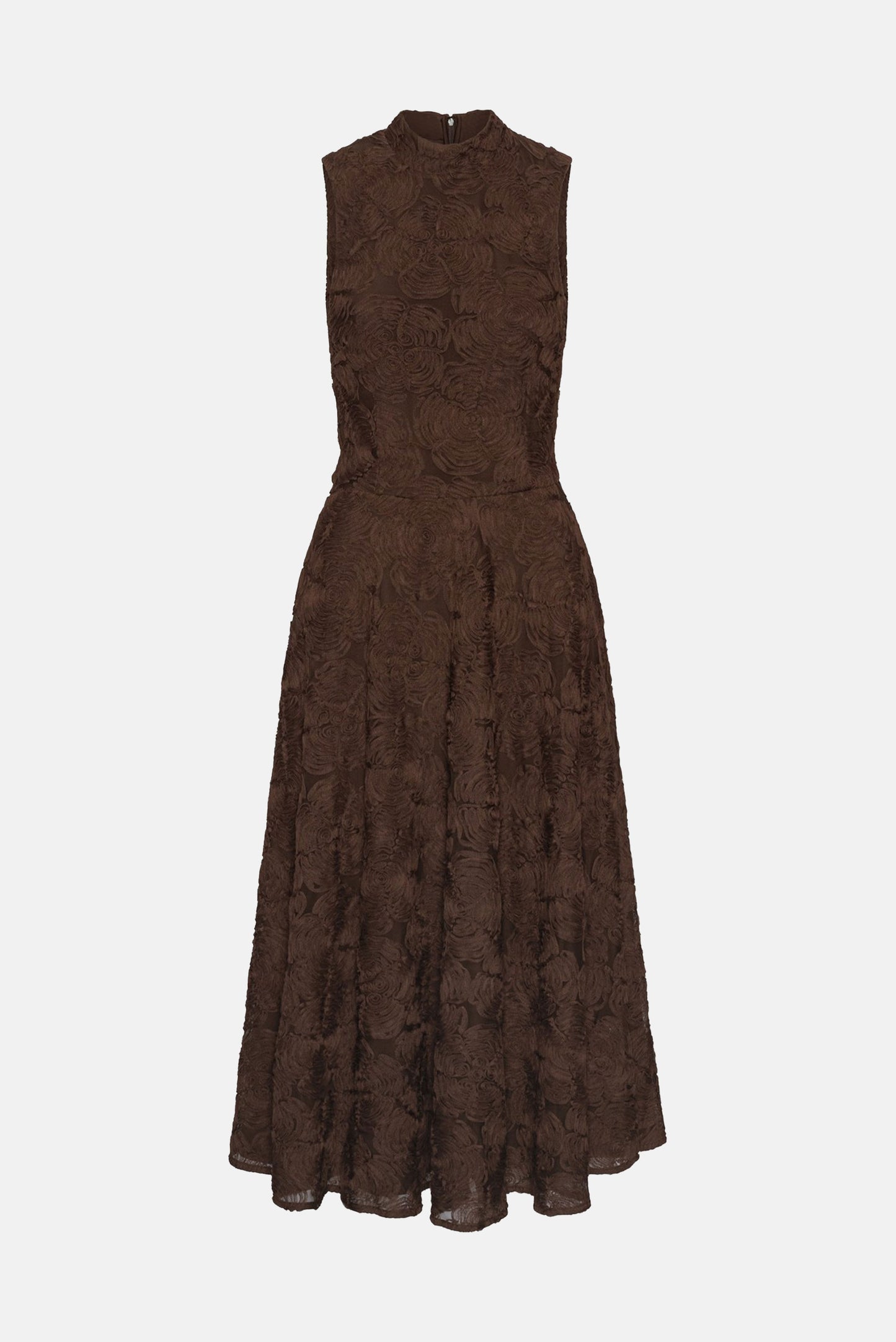 Rotate Women Flower Mesh Flared Dress ROTATE