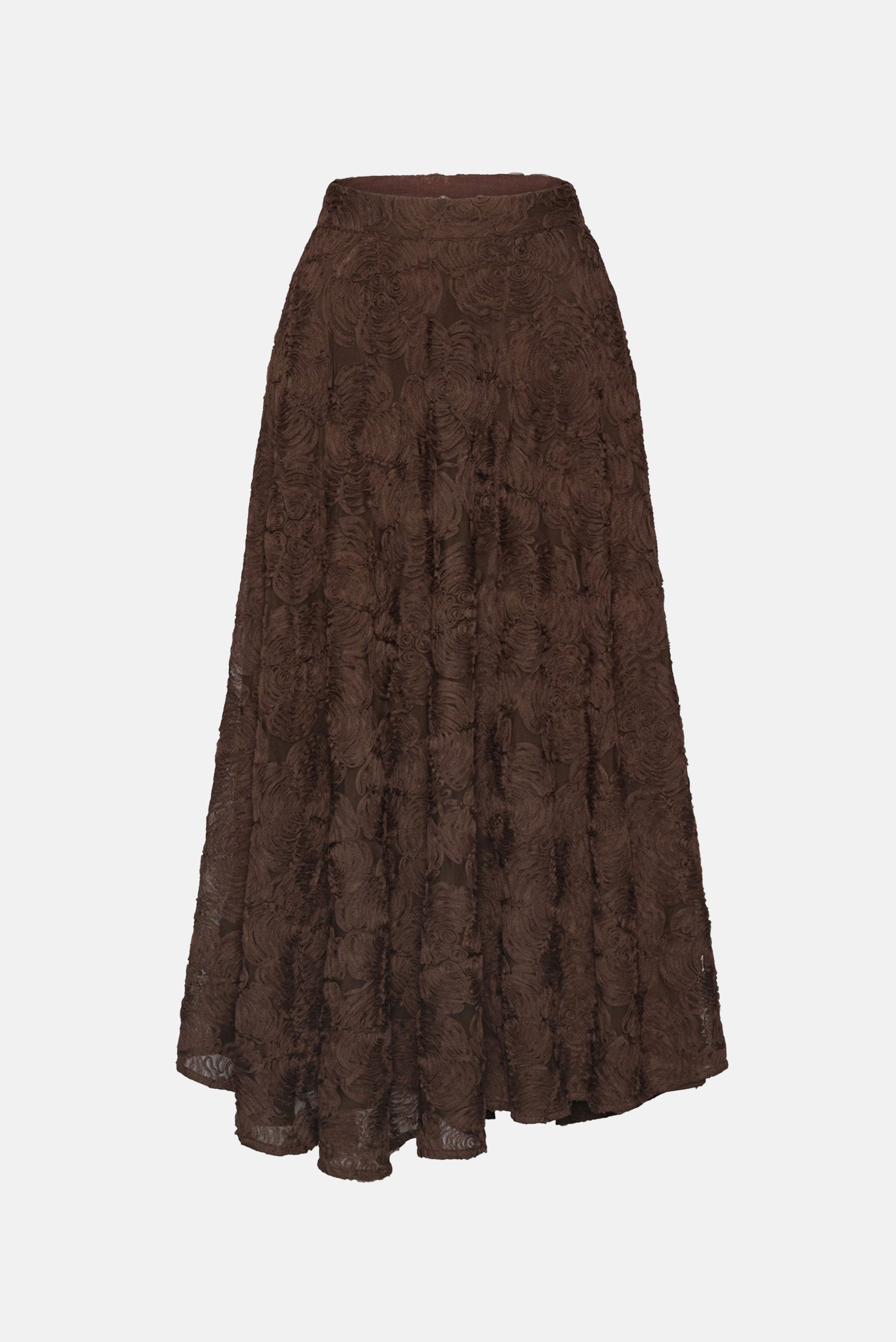 Rotate Women Flower Mesh Sun Skirt ROTATE