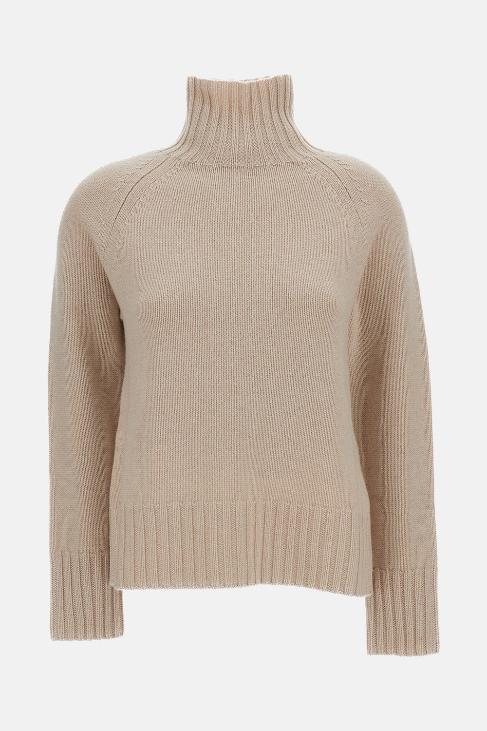 S Max Mara Women Boxy Turtleneck Wool And Cashmere Sweater S MAX MARA