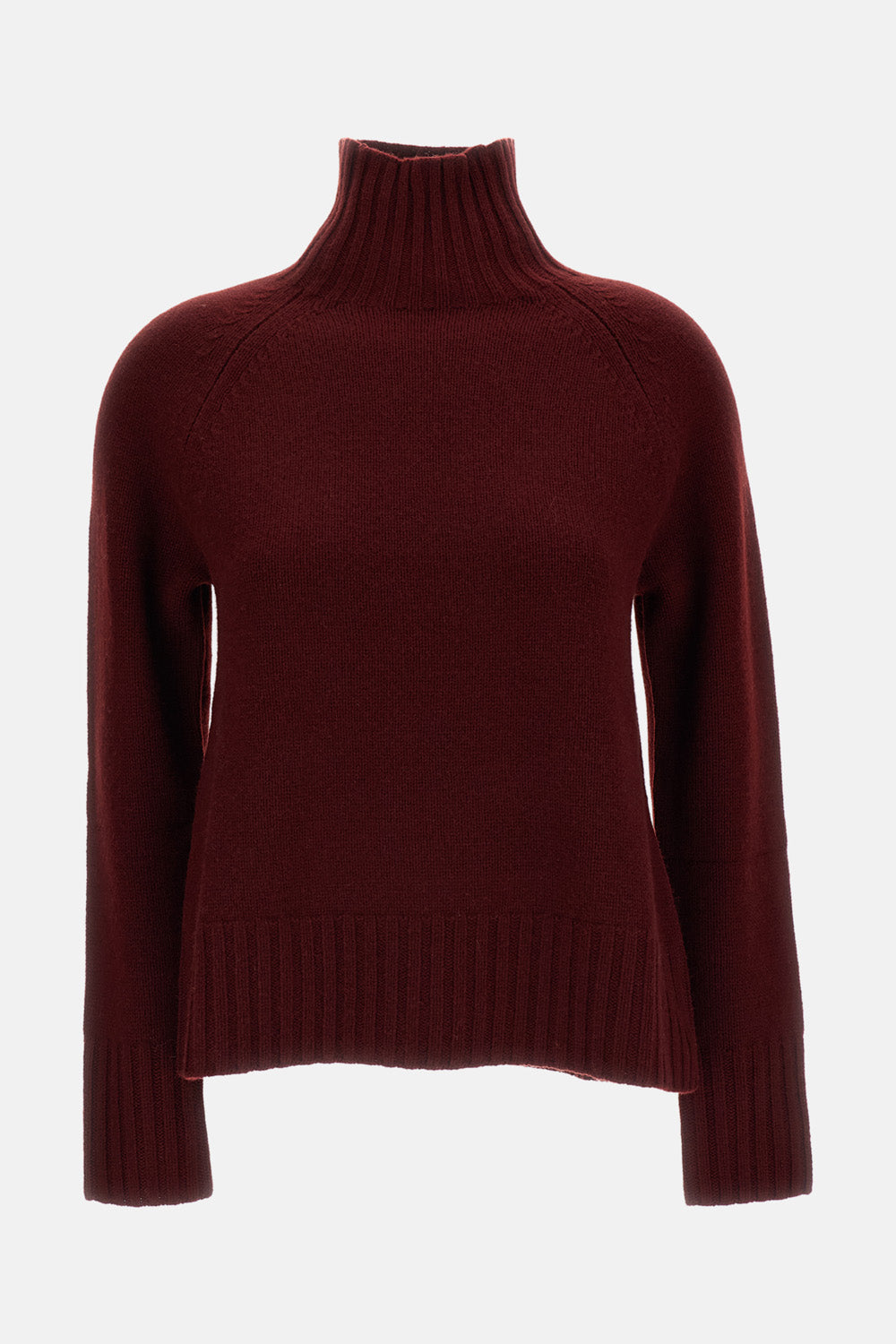 S Max Mara Women Boxy Turtleneck Wool And Cashmere Sweater S MAX MARA