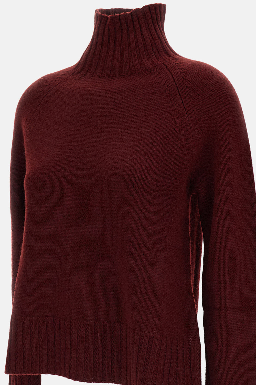 S Max Mara Women Boxy Turtleneck Wool And Cashmere Sweater S MAX MARA