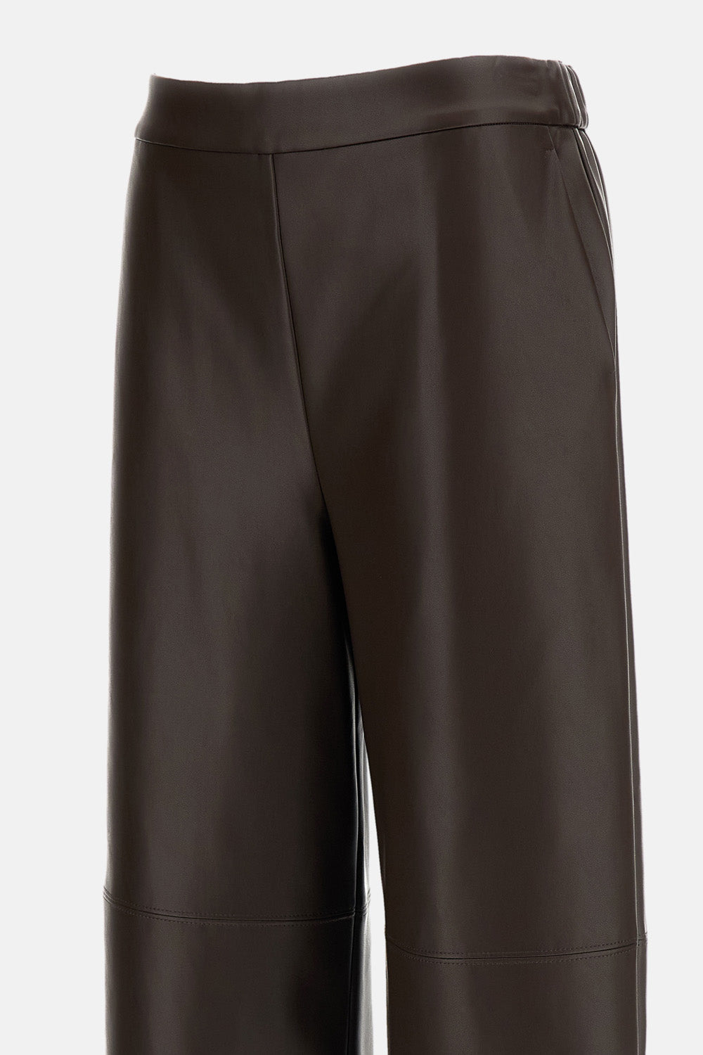 S Max Mara Women Coated Jersey Cropped Trousers S MAX MARA