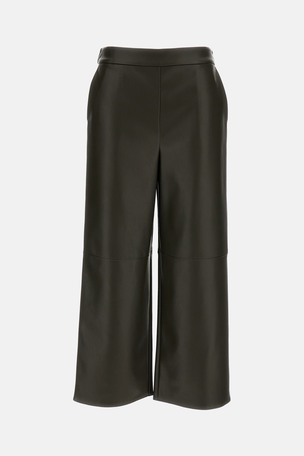 S Max Mara Women Coated Jersey Cropped Trousers S MAX MARA