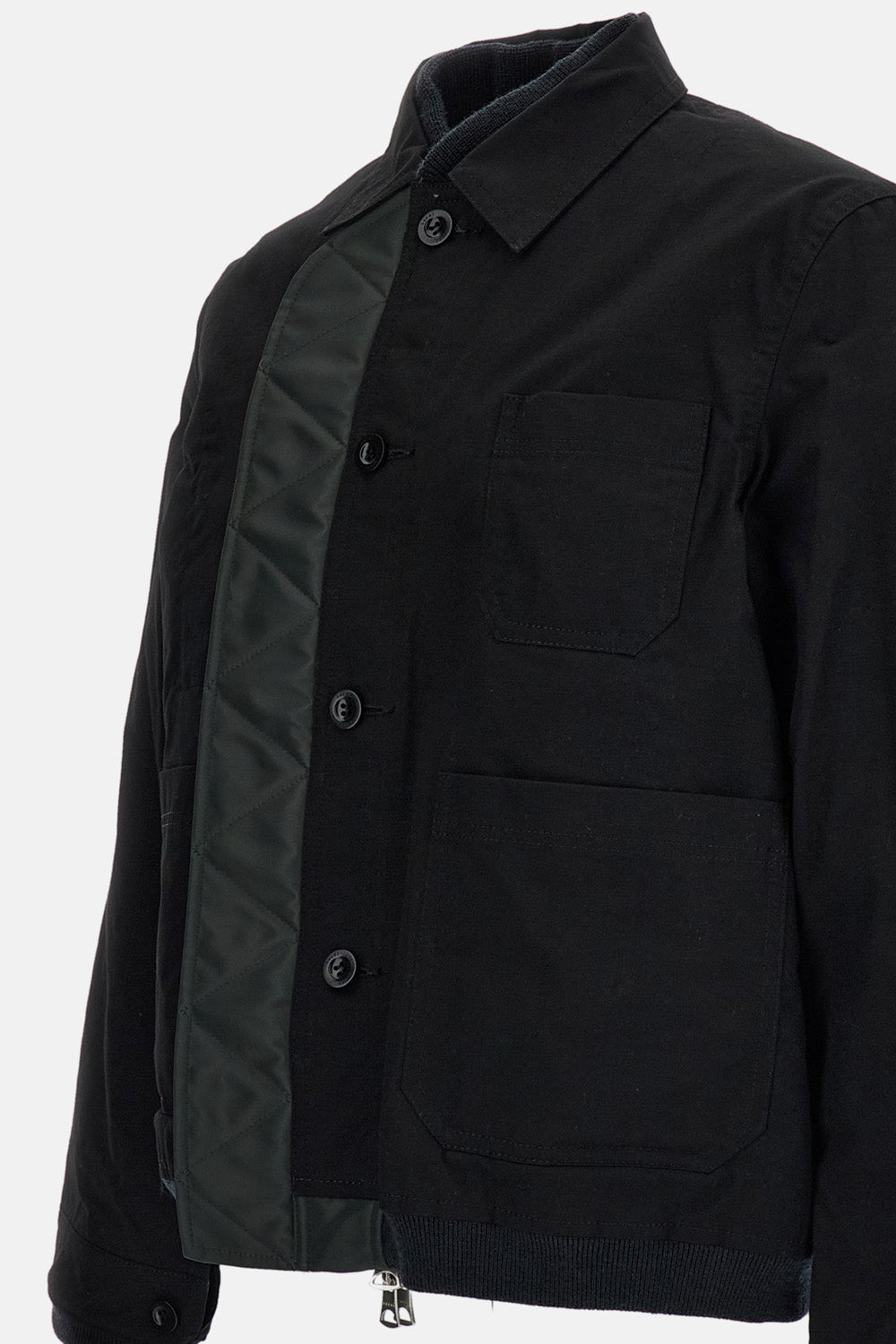 Sacai Men Nylon Twill Rip Stop Reversible Jacket SACAI