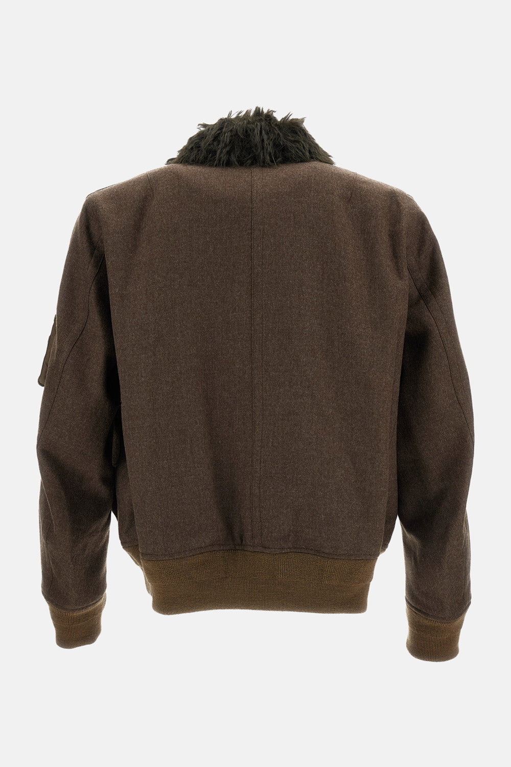 Sacai Men Wool Melton Jacket SACAI