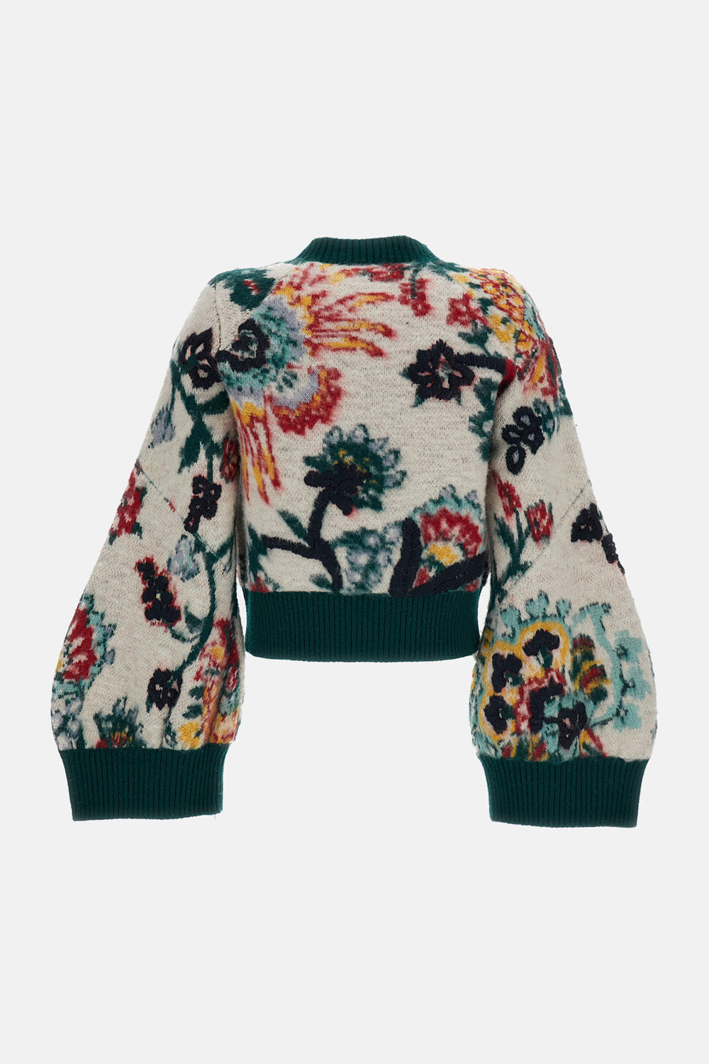 Sacai Women Floral Jacquard Knit Blouson SACAI