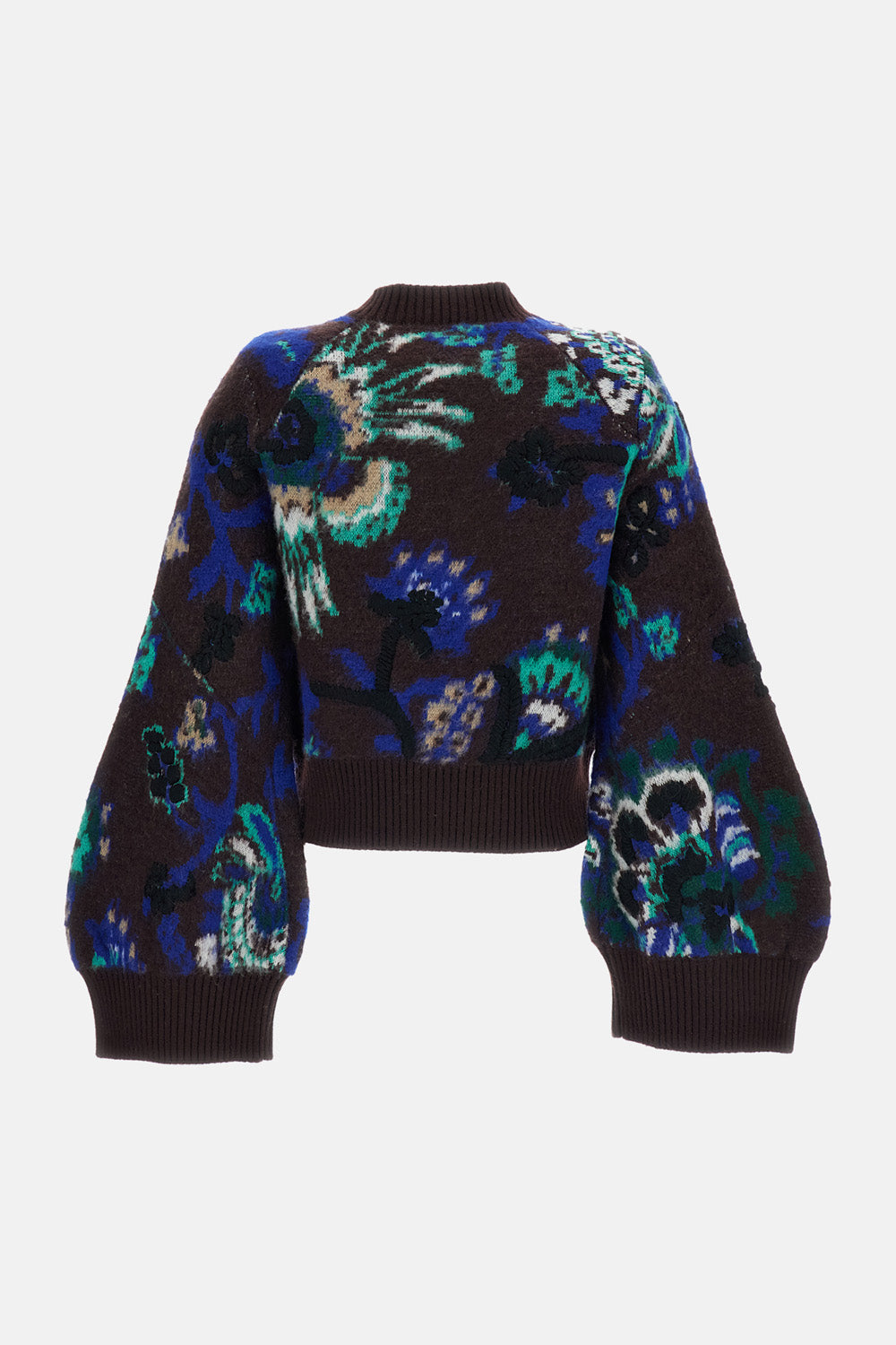 Sacai Women Floral Jacquard Knit Blouson SACAI
