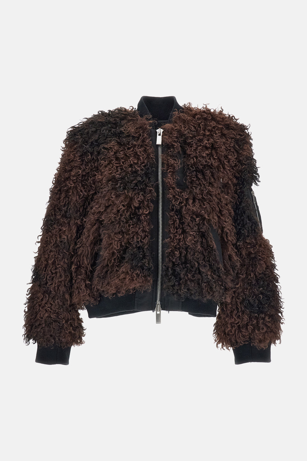 Sacai Women Curly Faux Fur Blouson SACAI